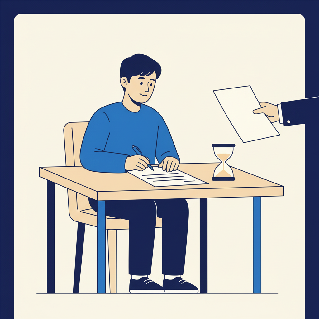 의뢰서 제출 후 12시간 안에 변호사 의견서가 도착하는 흐름 일러스트